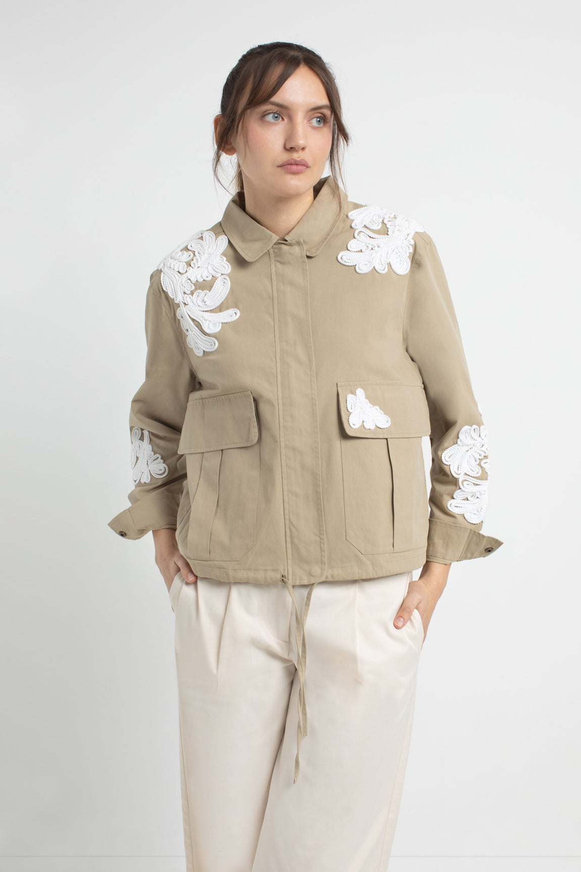 Jeannette jacket | Light Olive