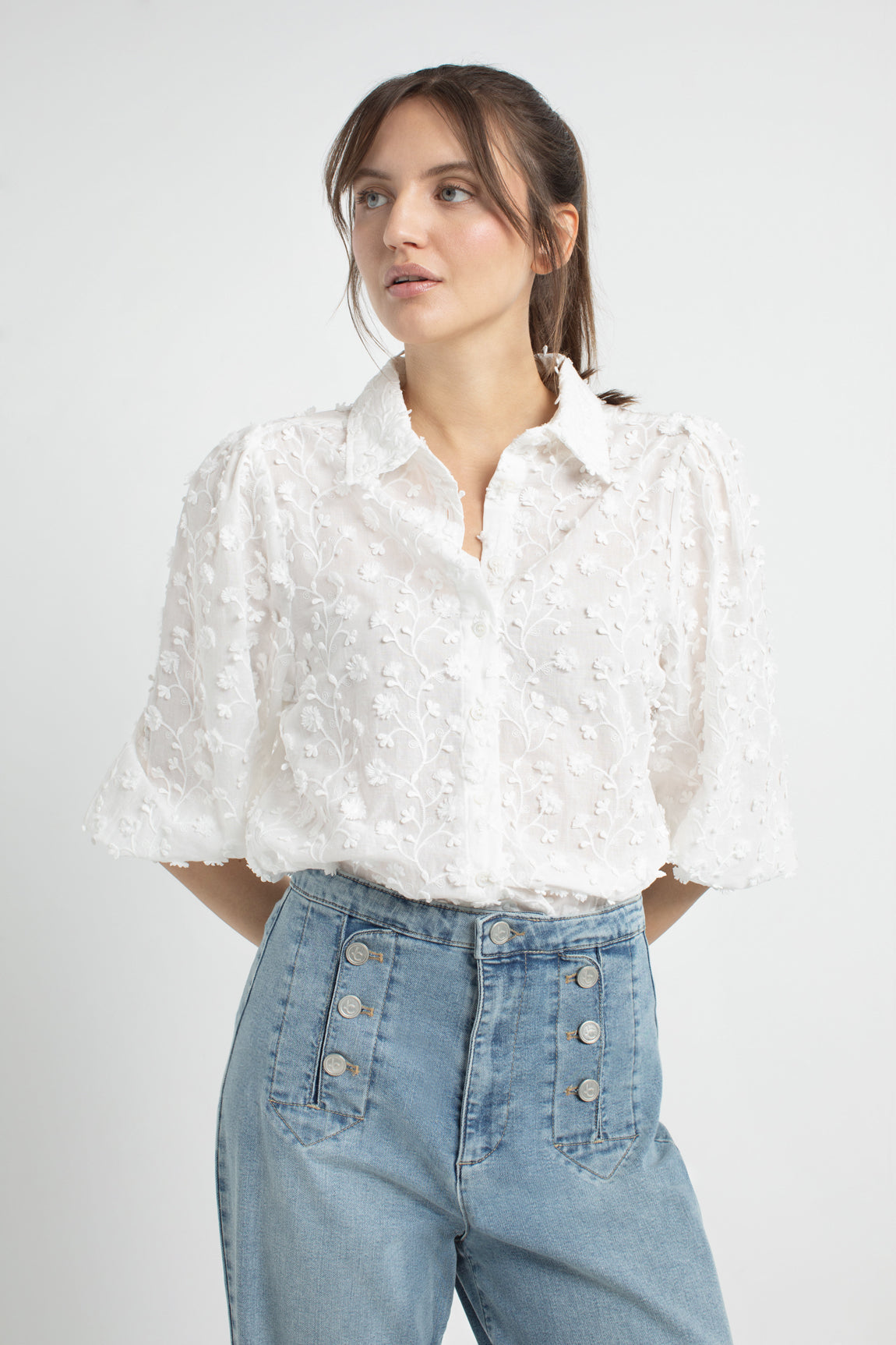 Devan blouse | White