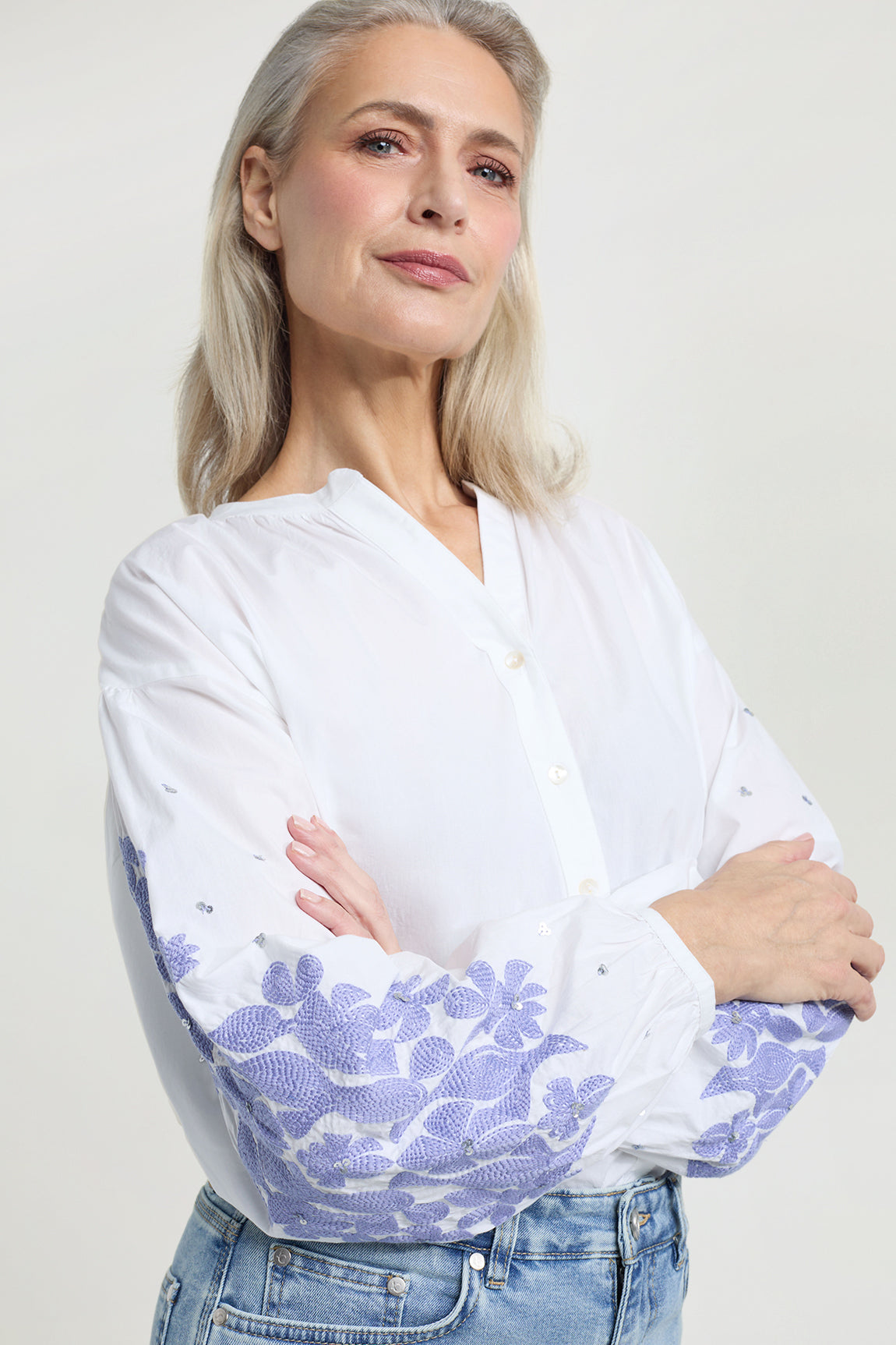 Jet blouse | Lavender print