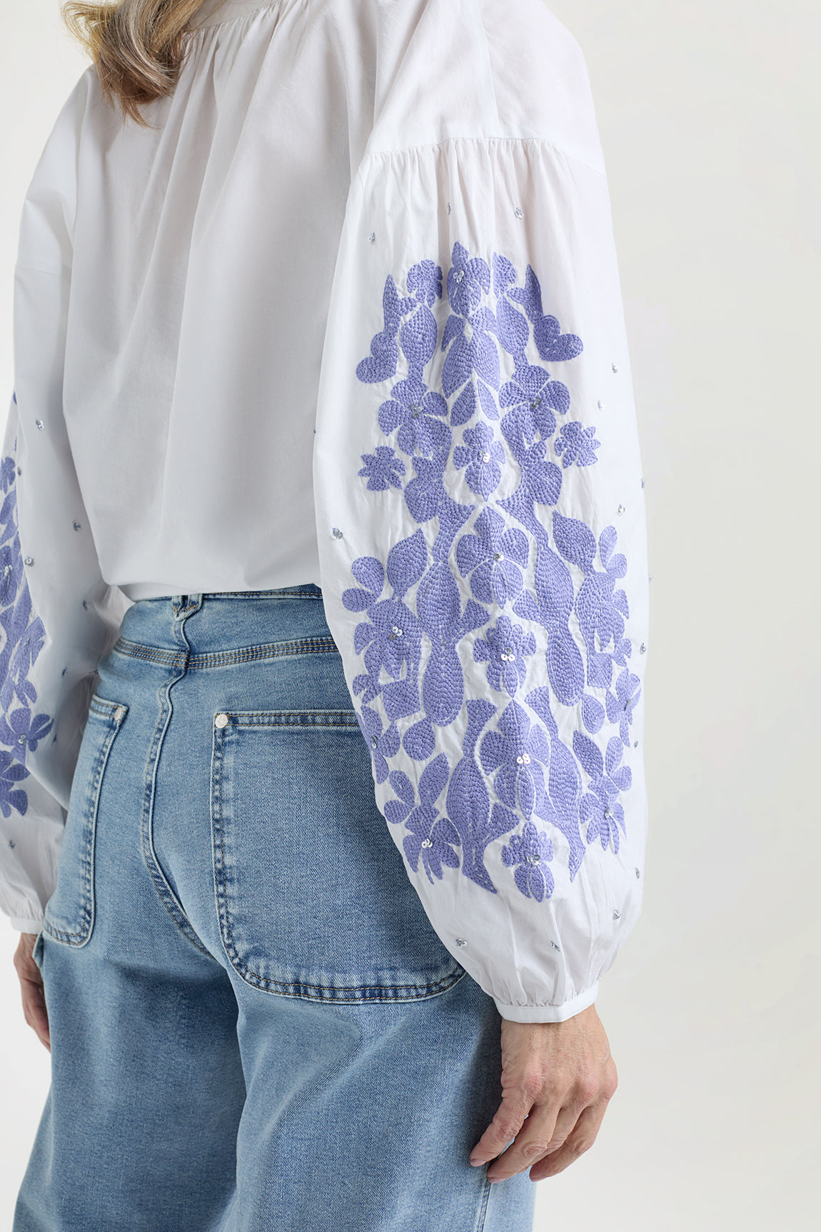 Jet blouse | Lavender print