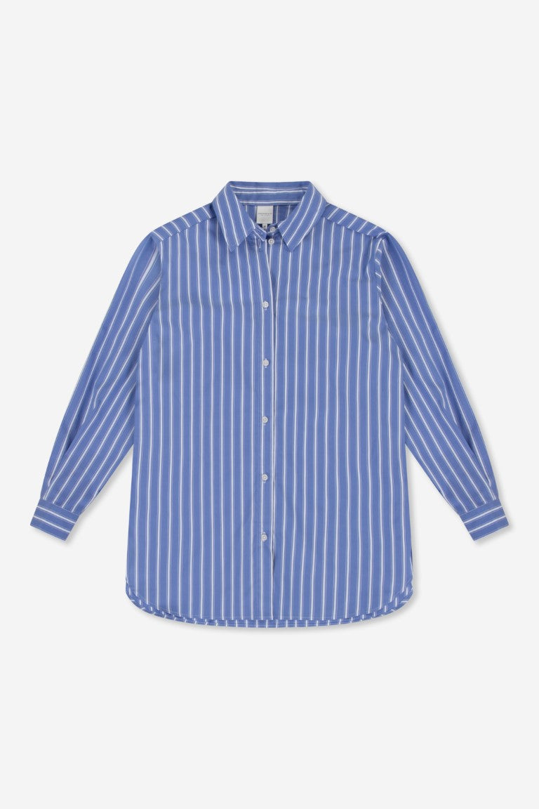 Jessica blouse | Royal Blue stripe