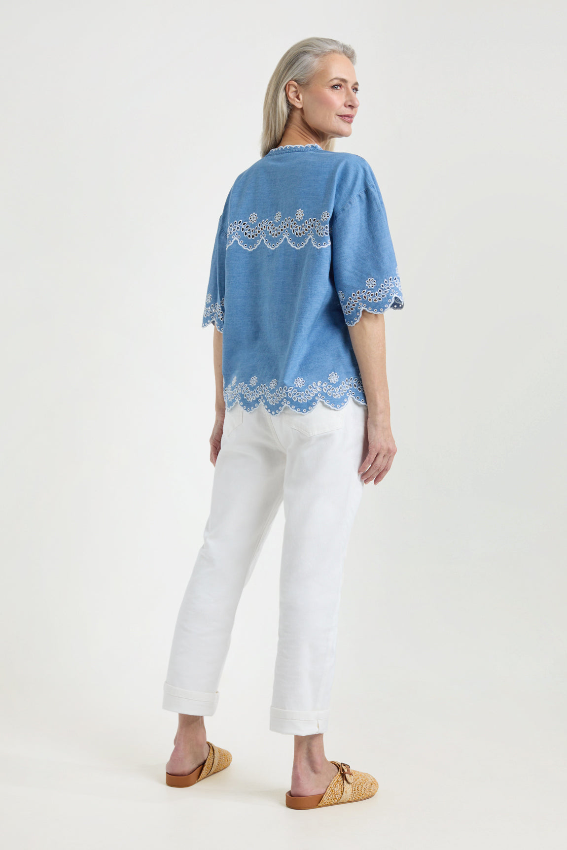 Judith blouse | Light Jeans