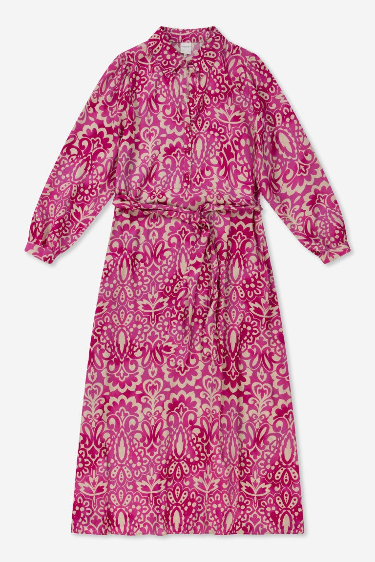 Julie dress | Fuchsia print