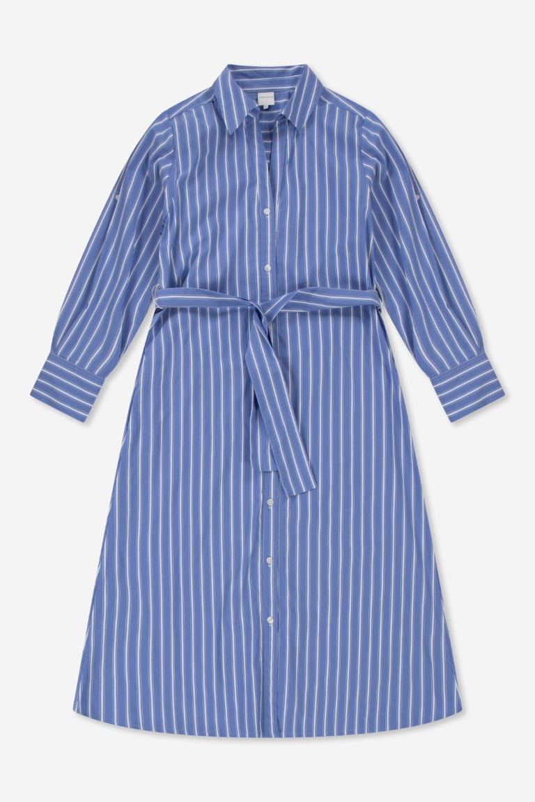 Julio dress | Royal Blue stripe