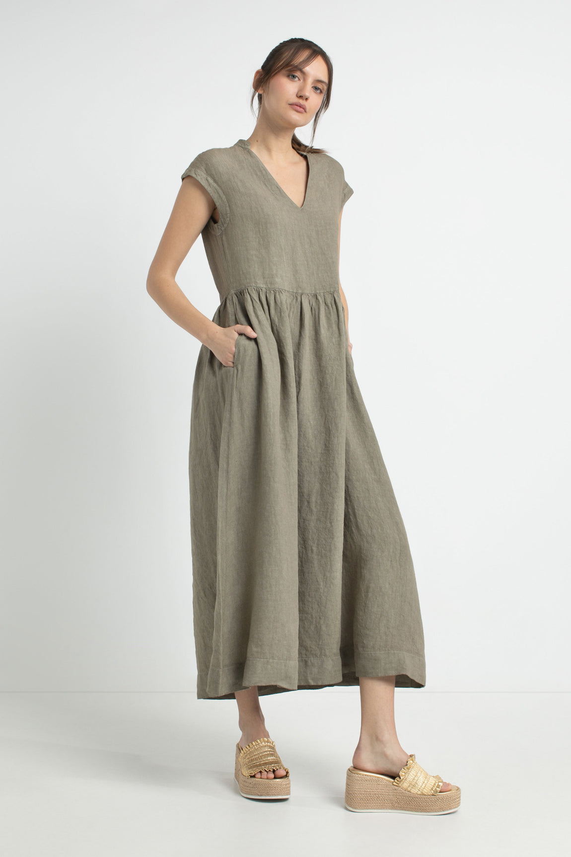 Jonas dress | Light Olive