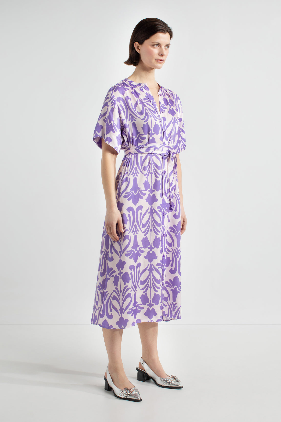 Joelle dress | Purple print