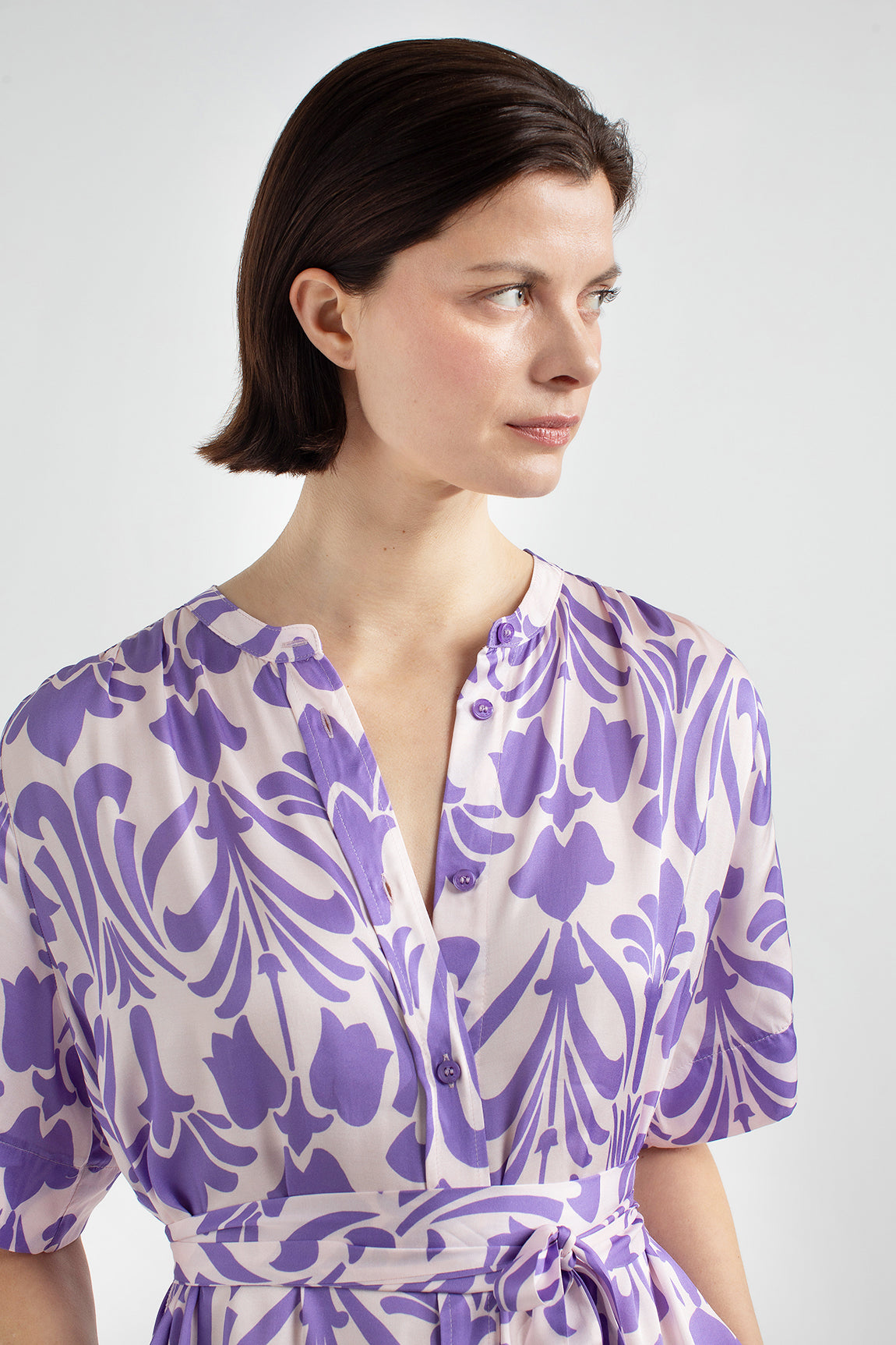 Joelle dress | Purple print