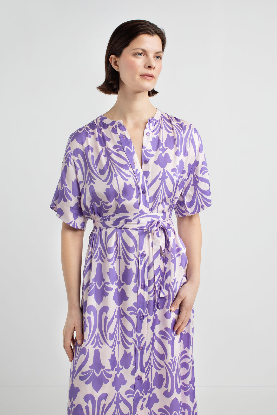 Joelle dress | Purple print