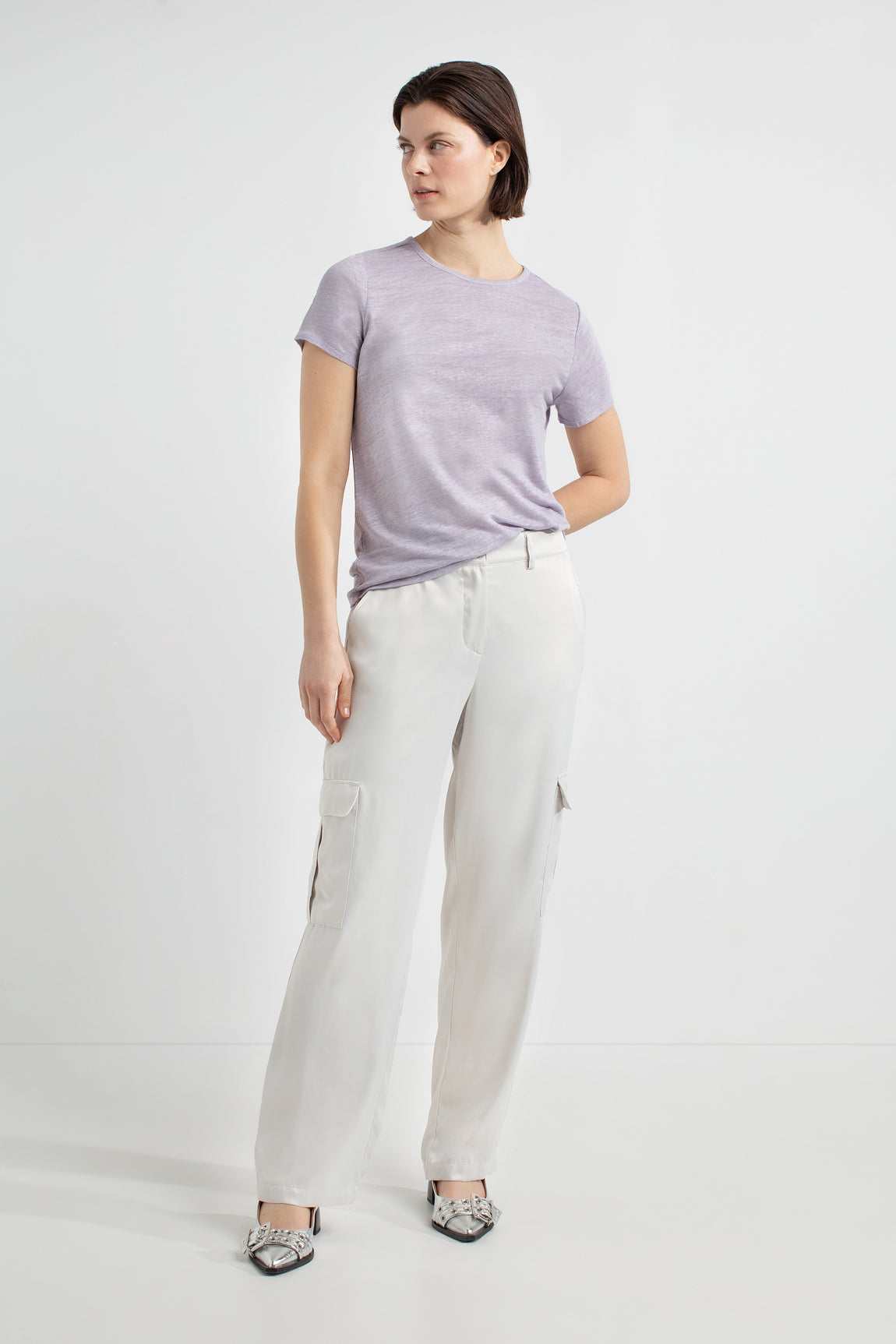 Joan T-shirt | Light Lilac