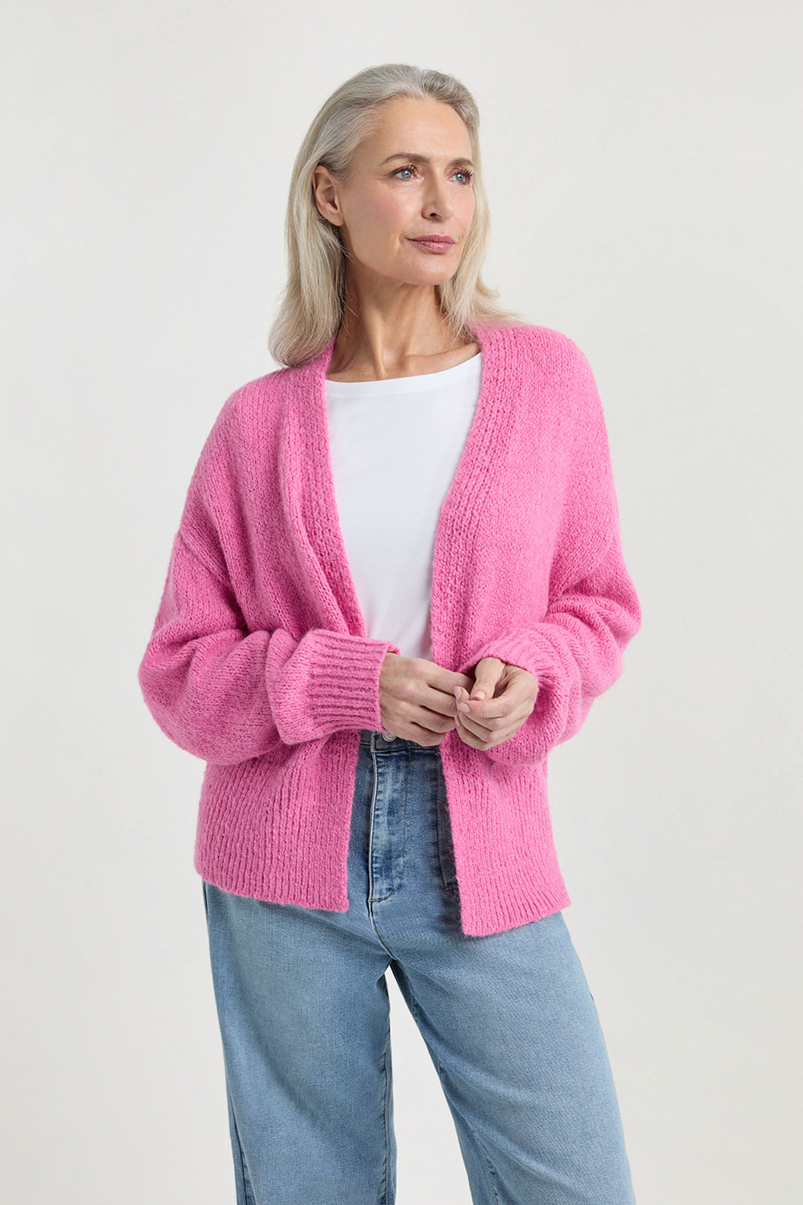 Julian cardigan | Fuchsia