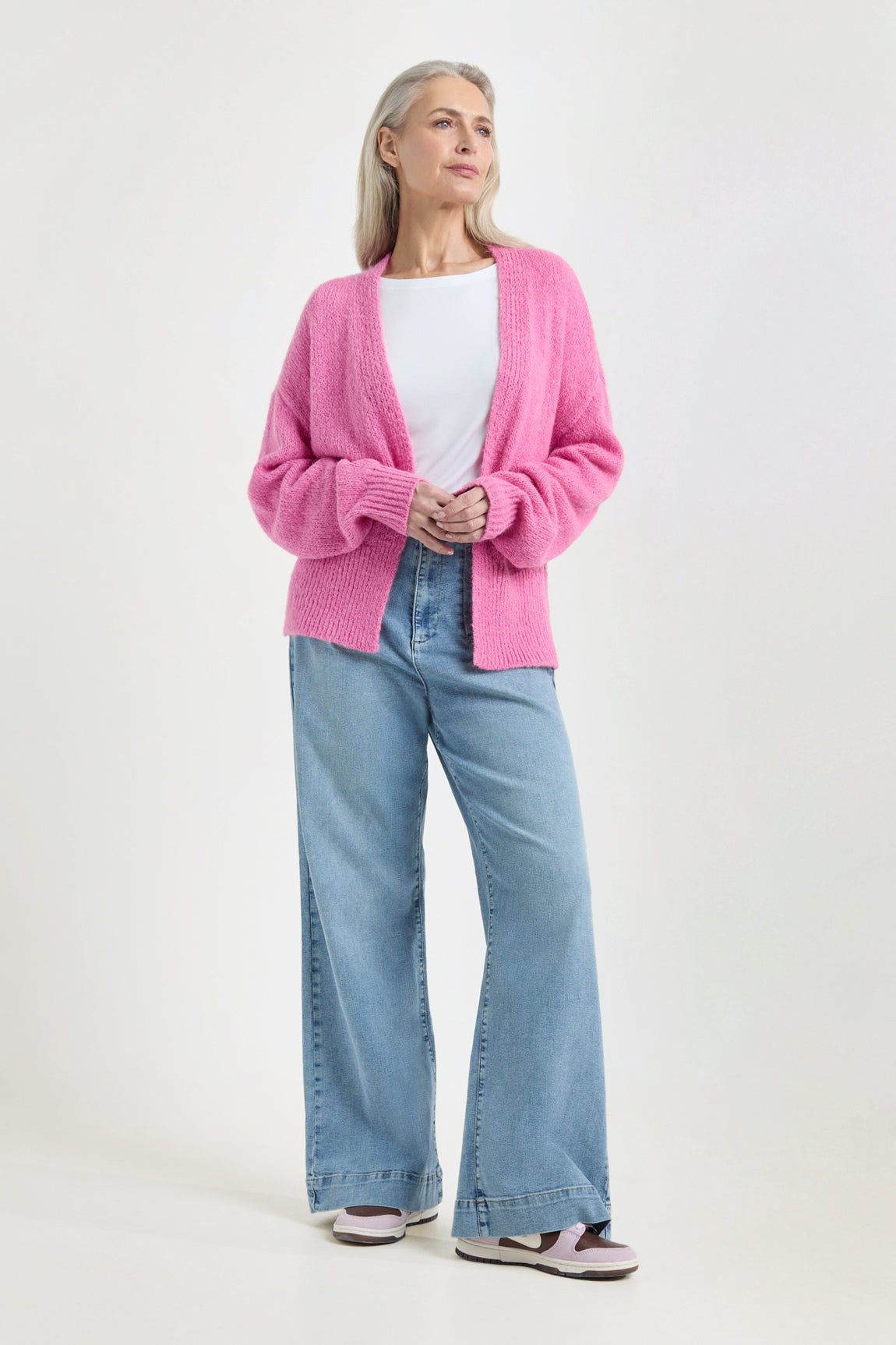 Julian cardigan | Fuchsia