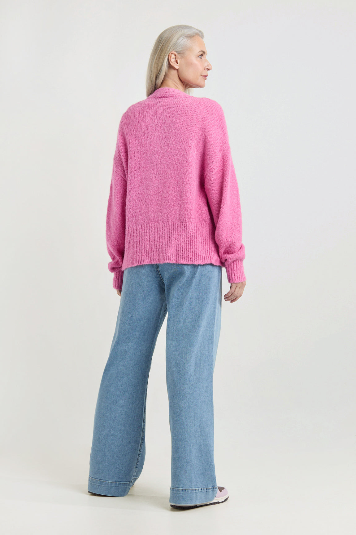 Julian cardigan | Fuchsia