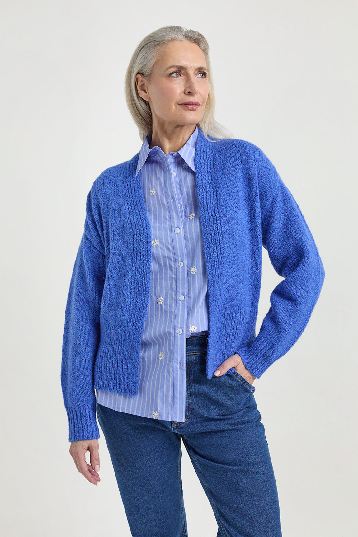 Julian cardigan | Royal Blue