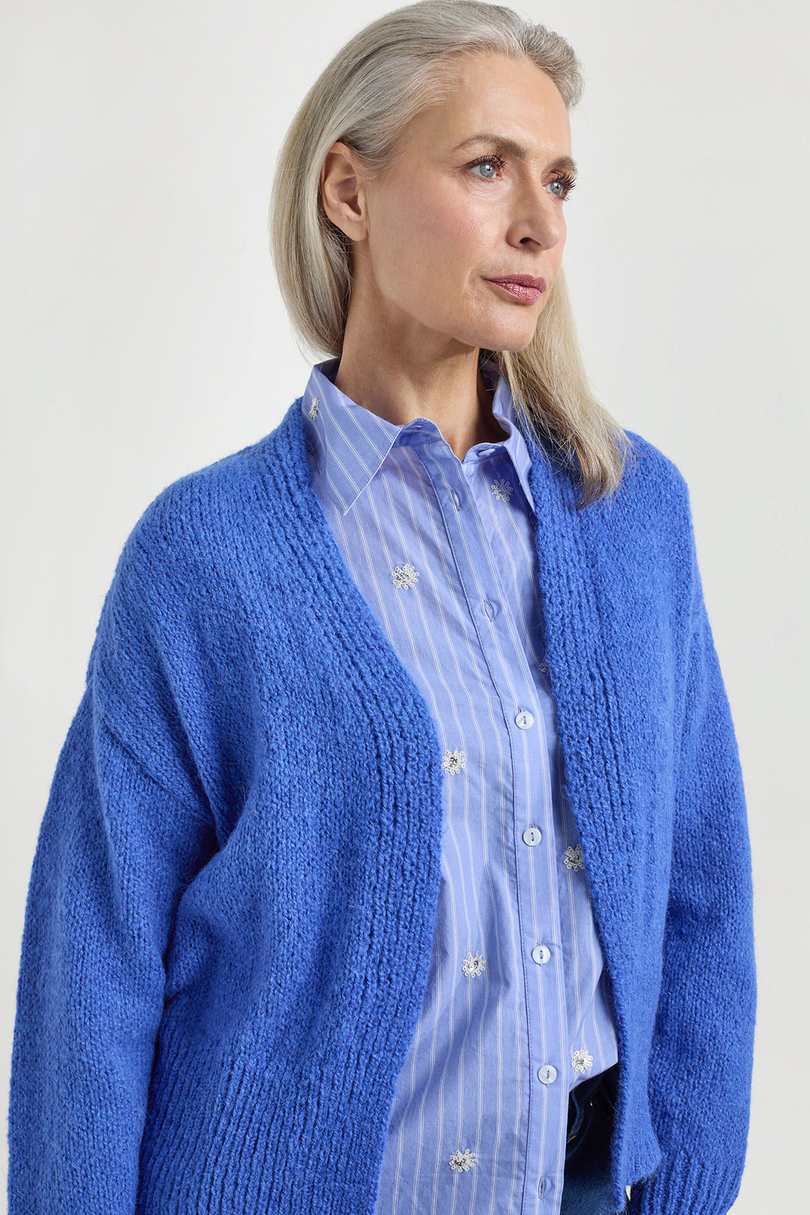 Julian cardigan | Royal Blue