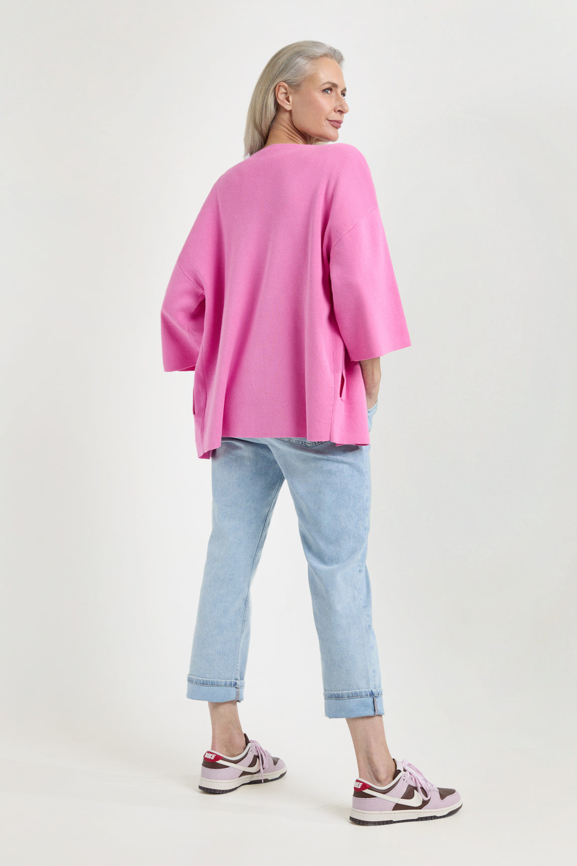 Jasmijn cardigan | Fuchsia