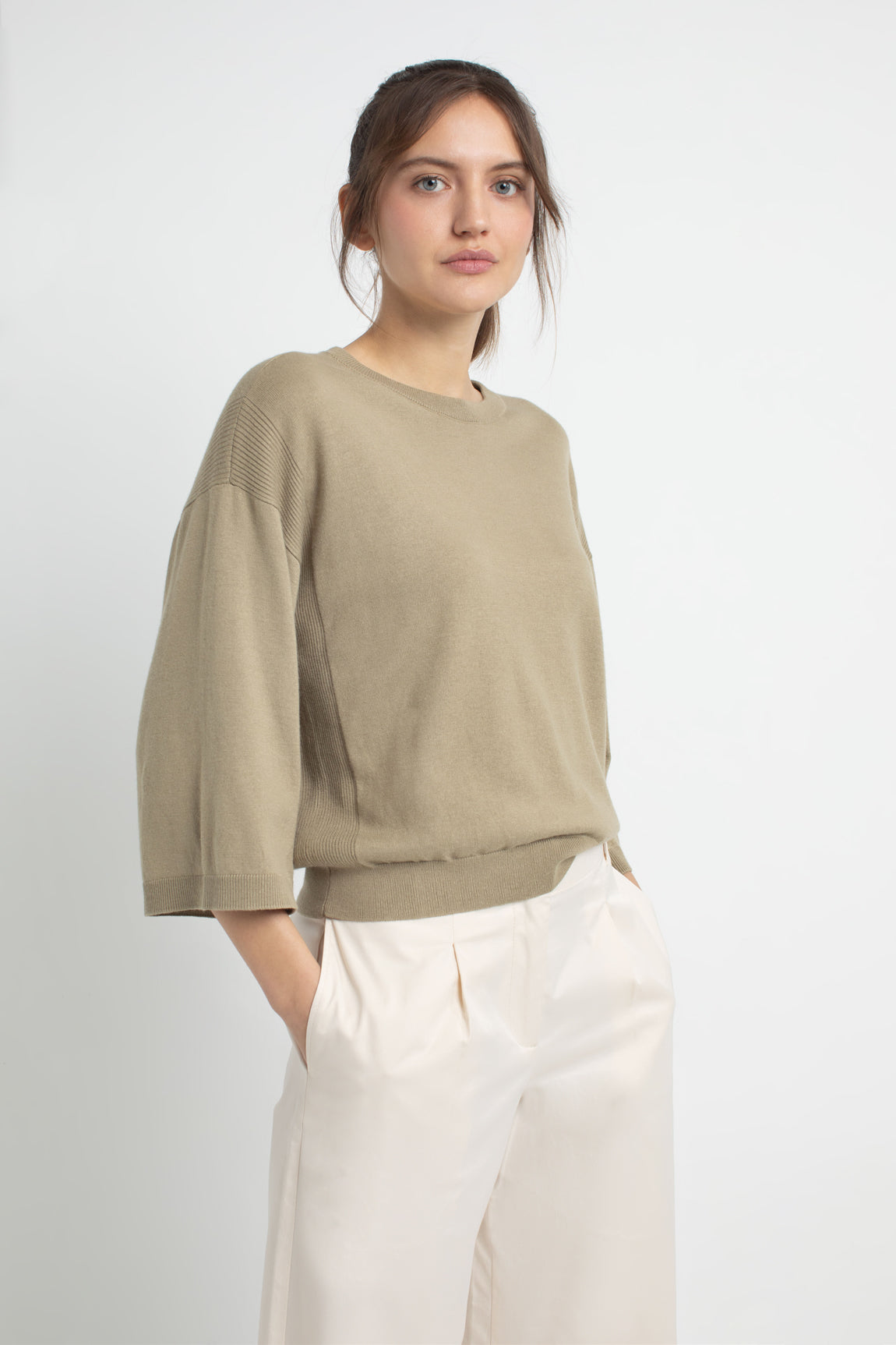 Janou sweater | Light Olive