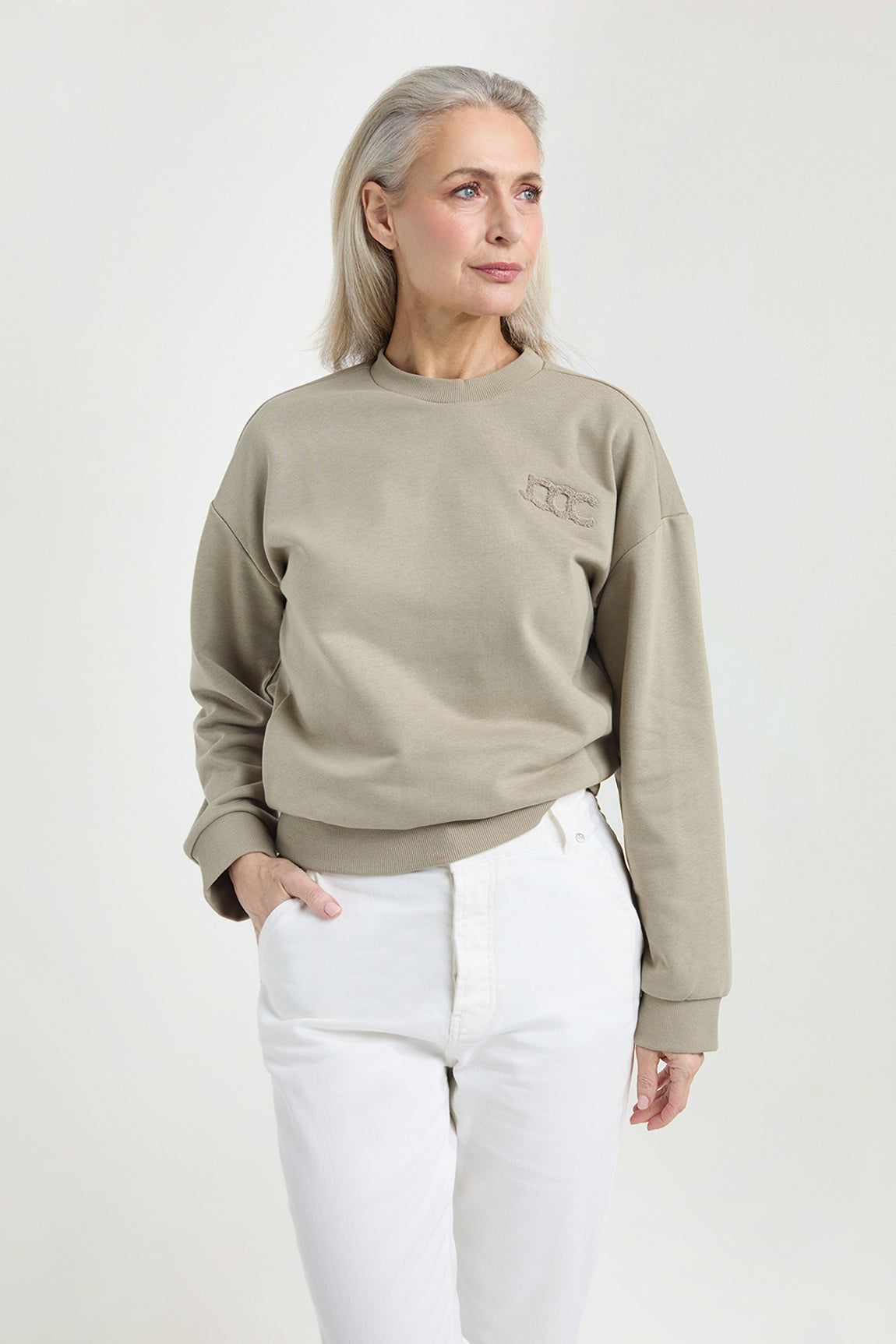 Jannes sweatshirt | Light Olive