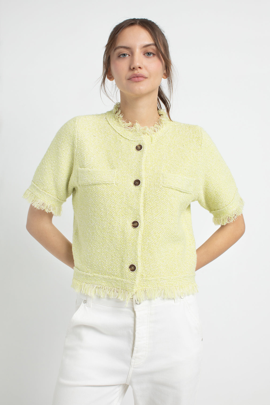 Joosje cardigan | Key Lime