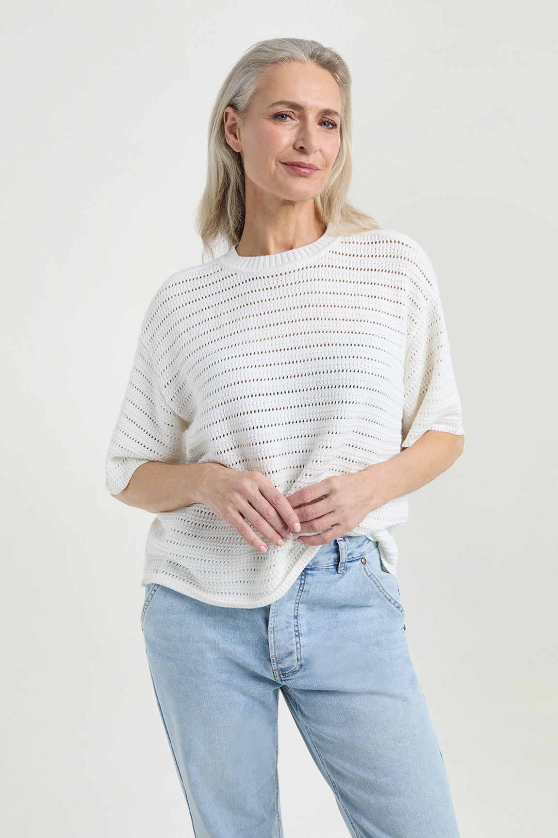 Joyce sweater | White