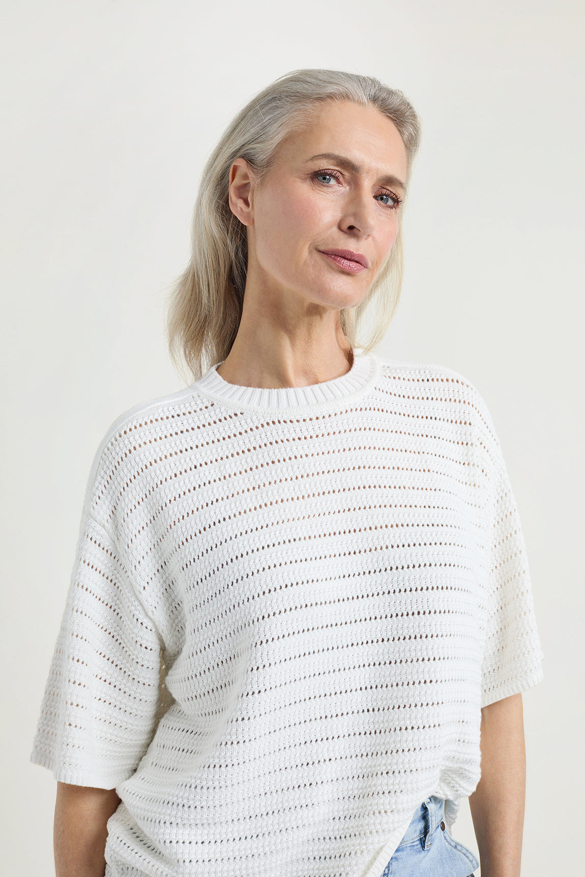 Joyce sweater | White