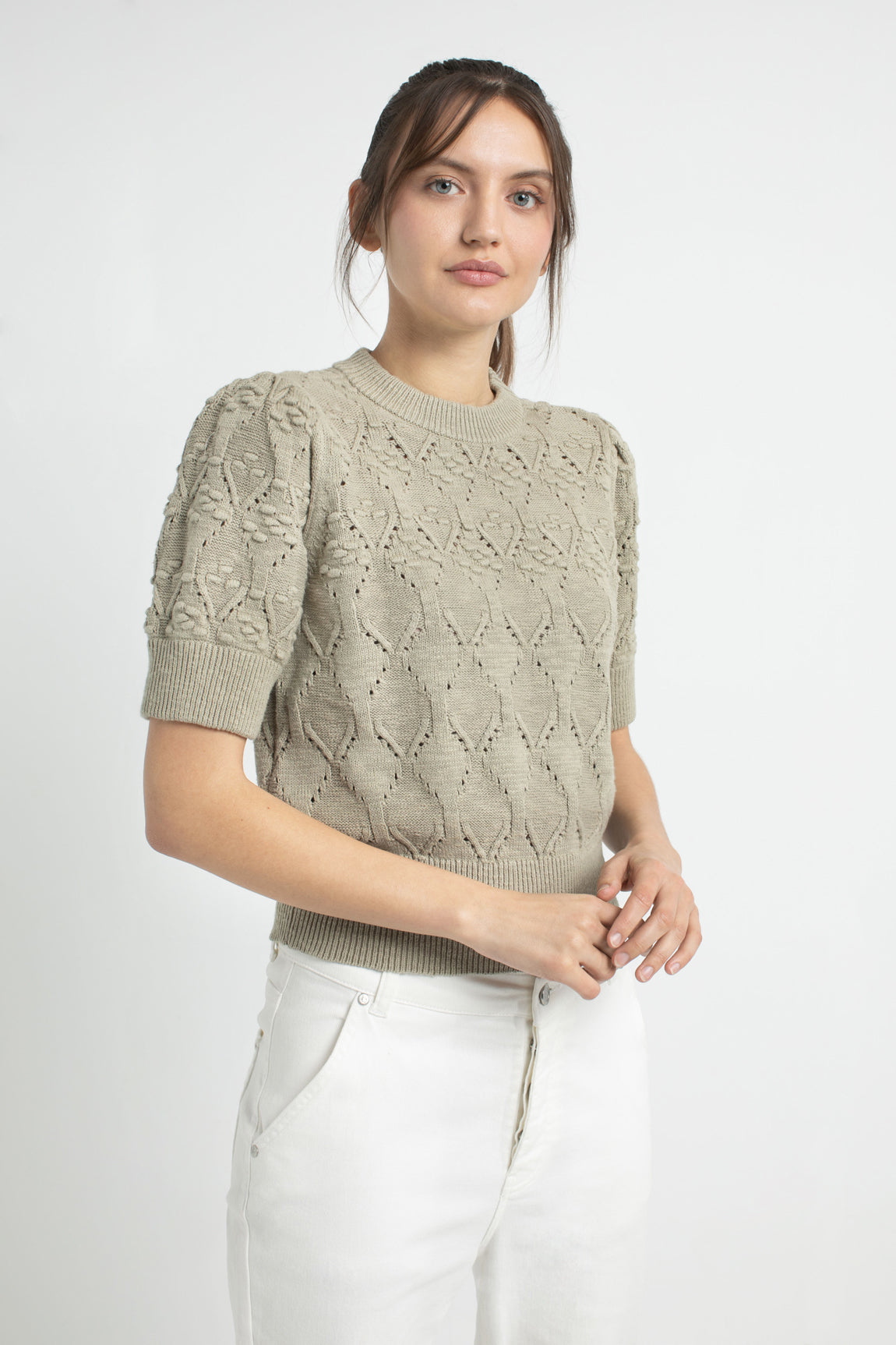 Dieuwertje sweater | Light Olive