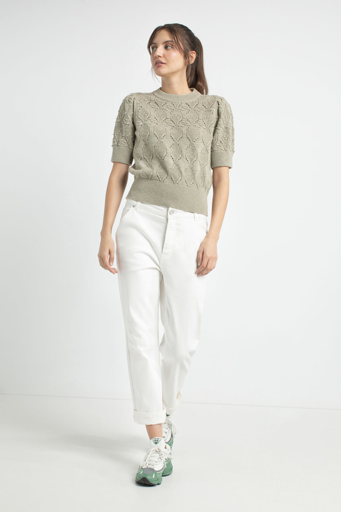 Dieuwertje sweater | Light Olive