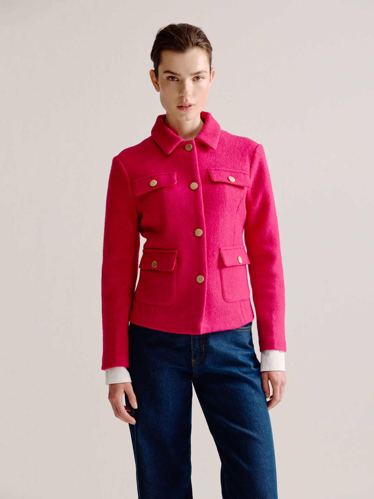 Lindsay jacket | Fuchsia