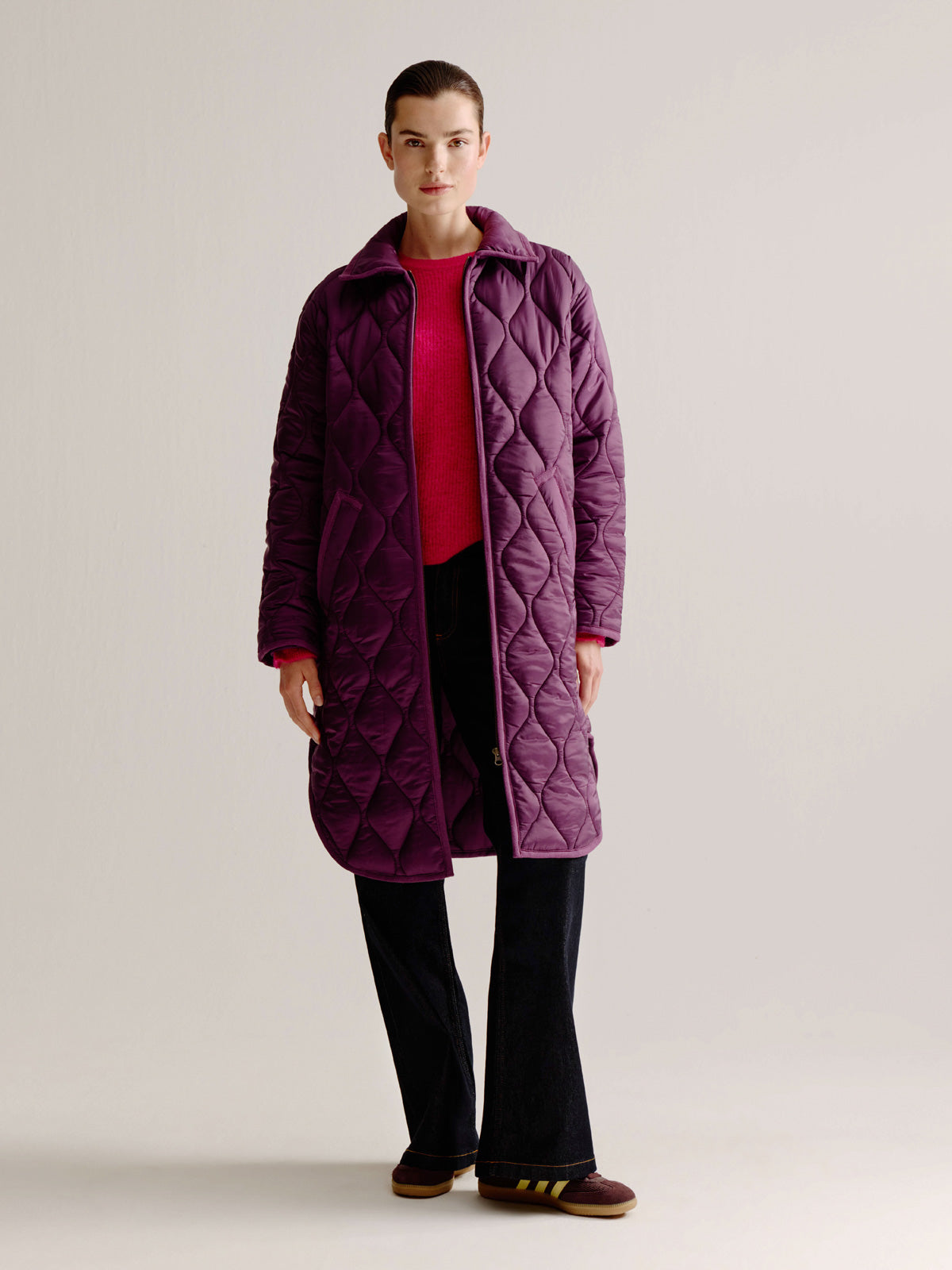 Lawrence coat | Bordeaux