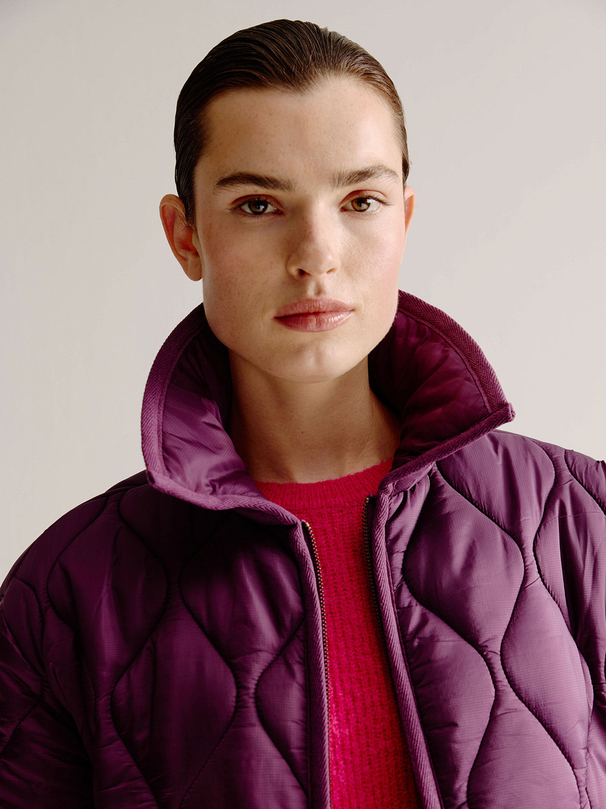 Lawrence coat | Bordeaux