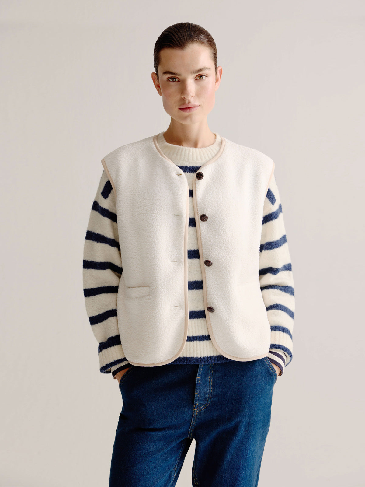 Luciana gilet | Sand