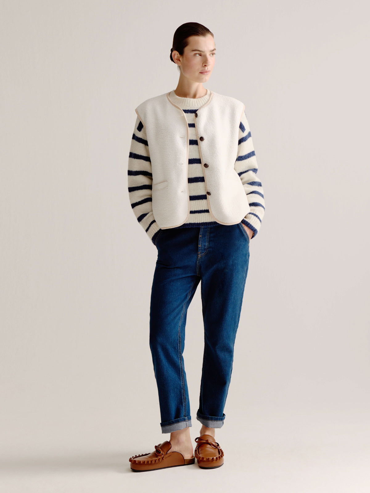 Luciana gilet | Sand