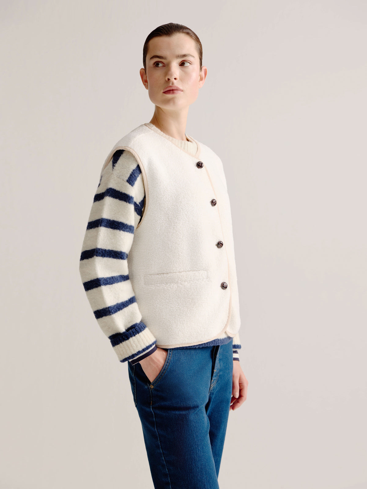Luciana gilet | Sand
