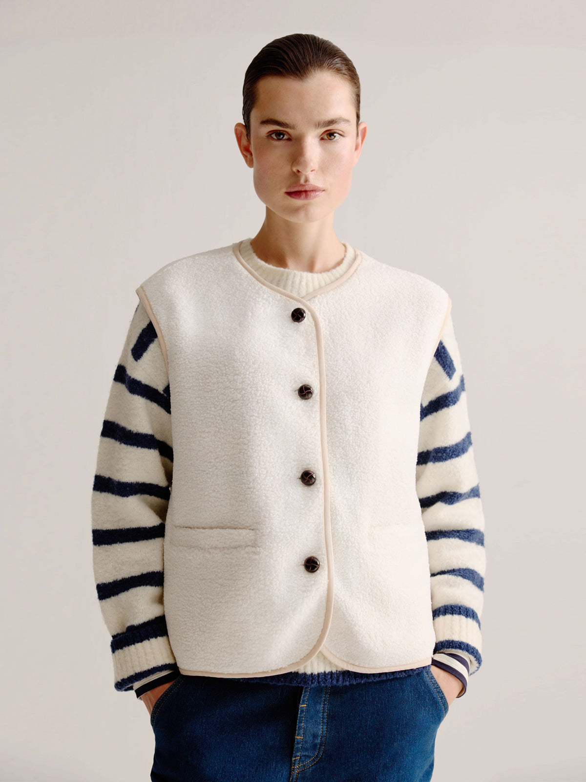 Luciana gilet | Sand