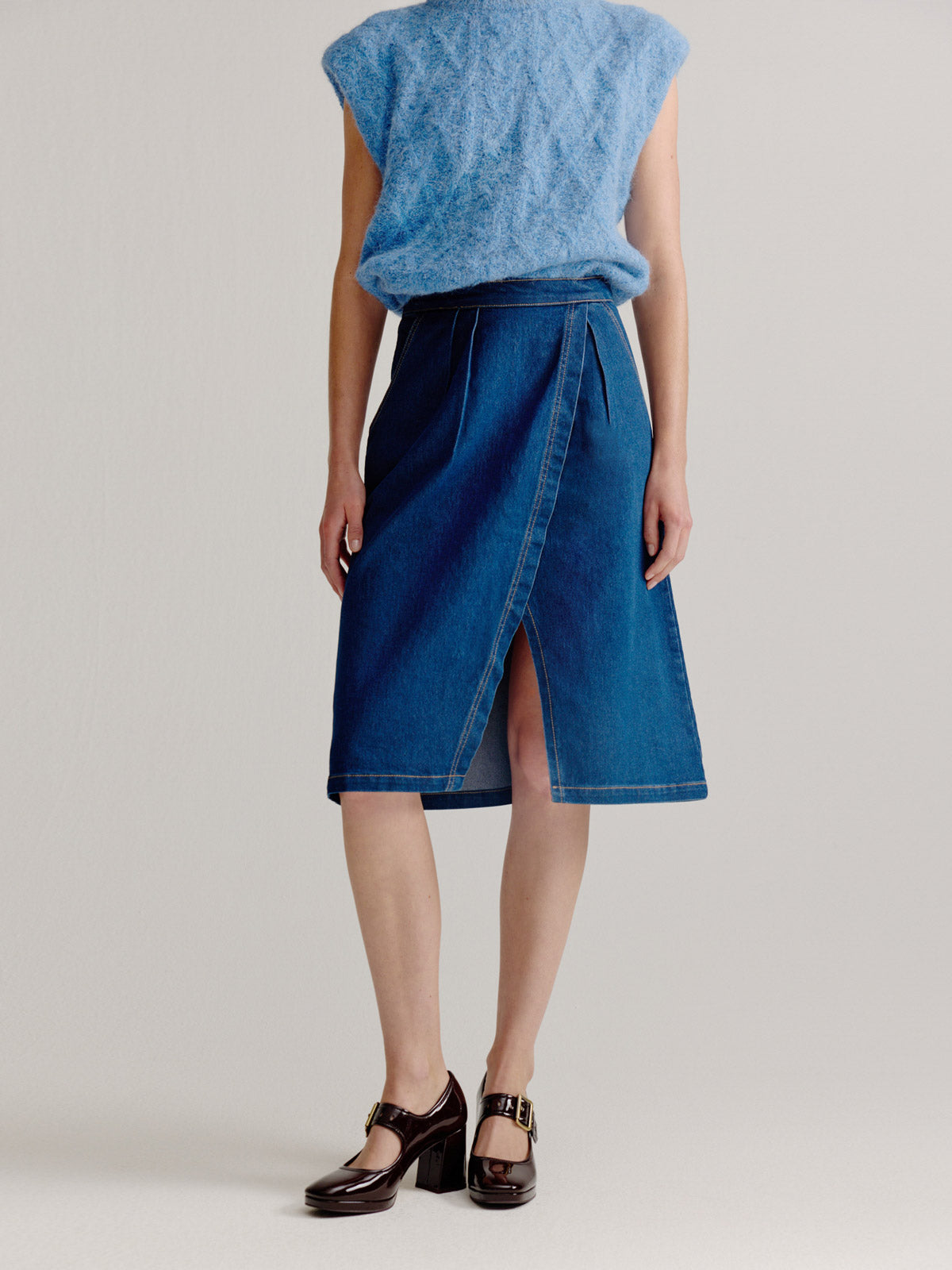 Lianne skirt | Mid Blue jeans