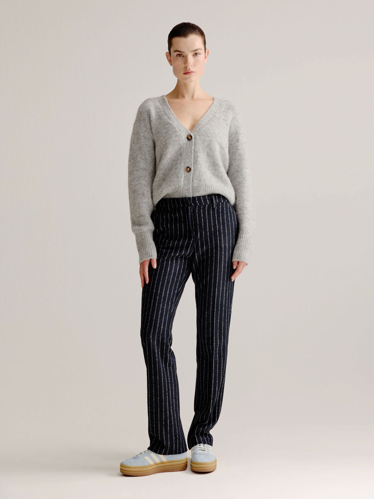 Abraham pants | Navy stripe
