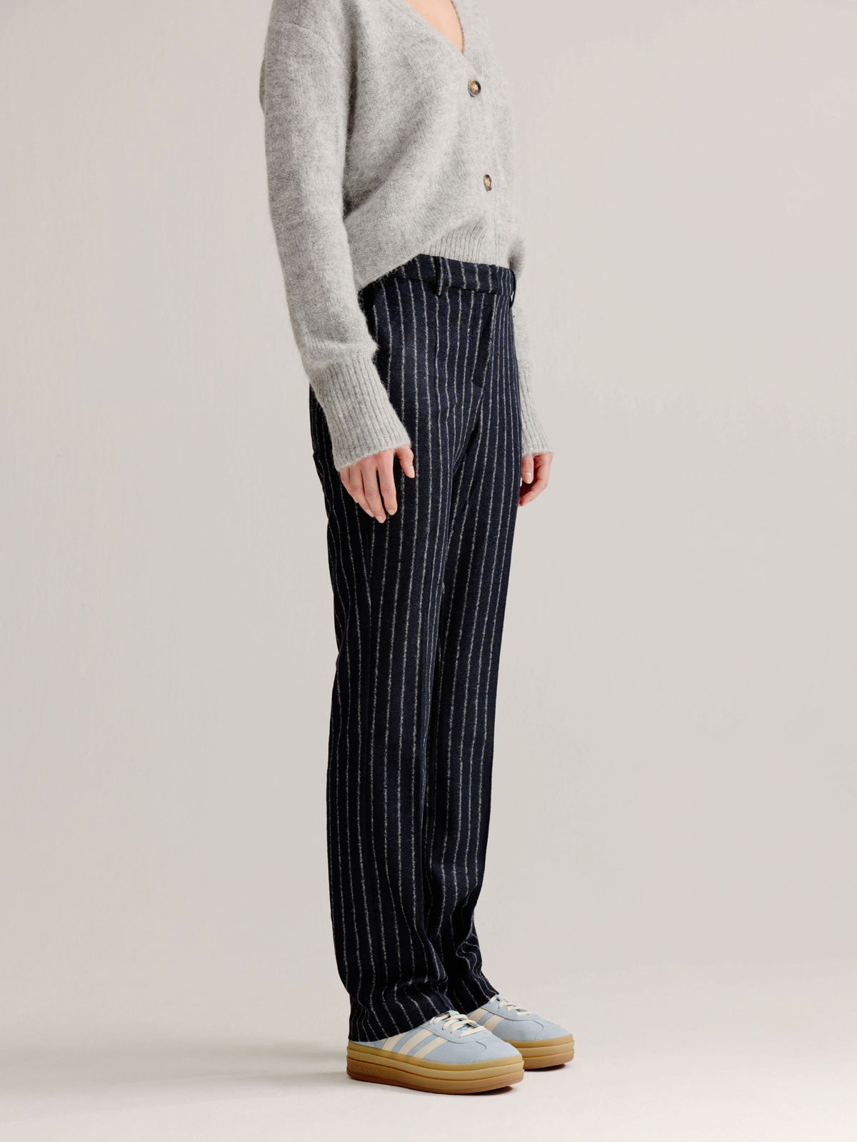 Abraham pants | Navy stripe