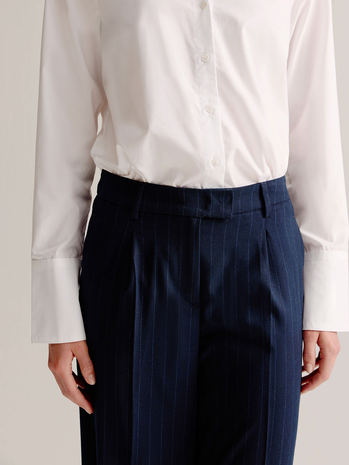 Livia pants | Navy stripe