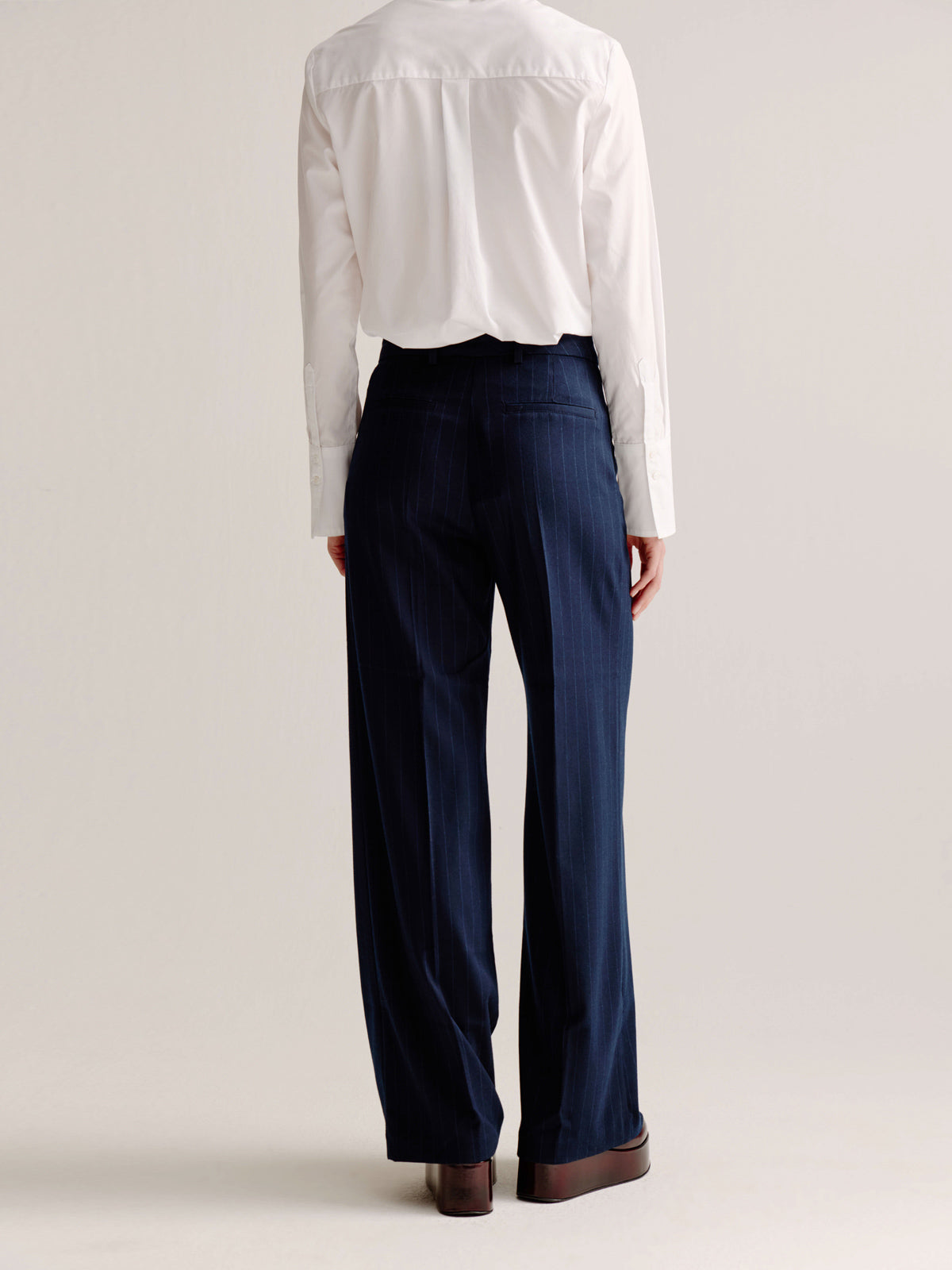 Livia pants | Navy stripe