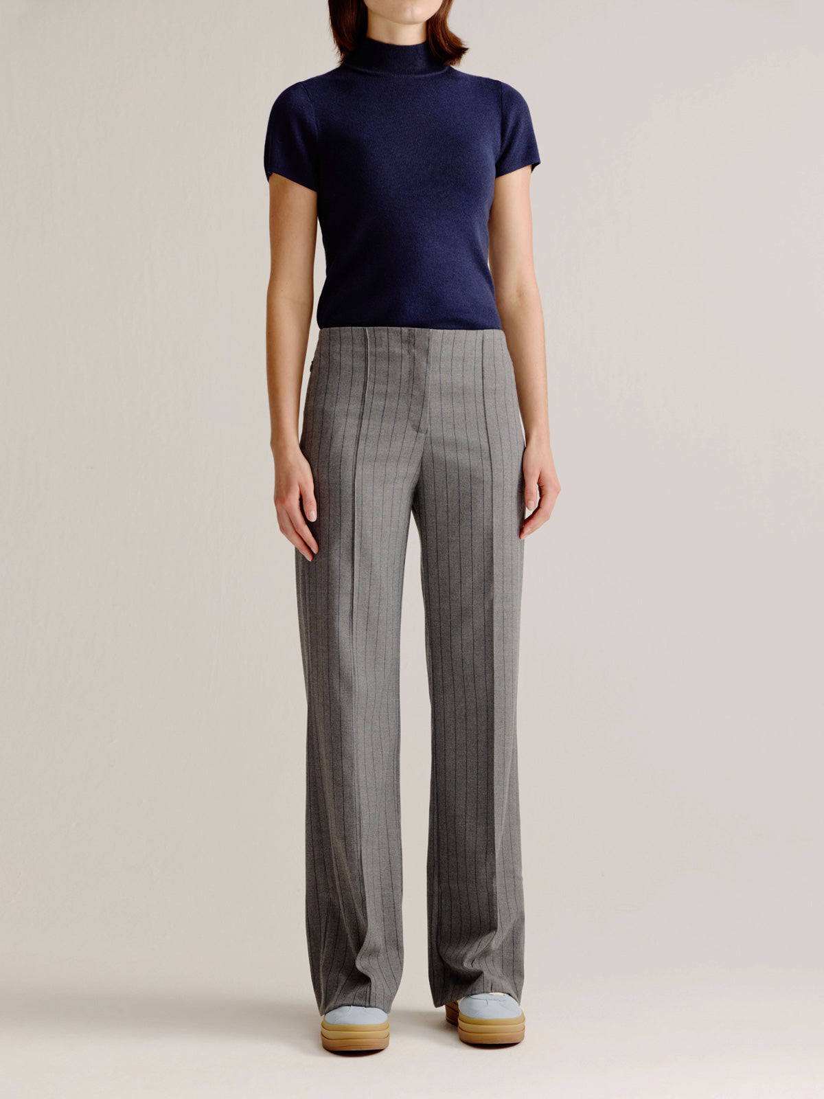 Axel pants | Light Grey stripe