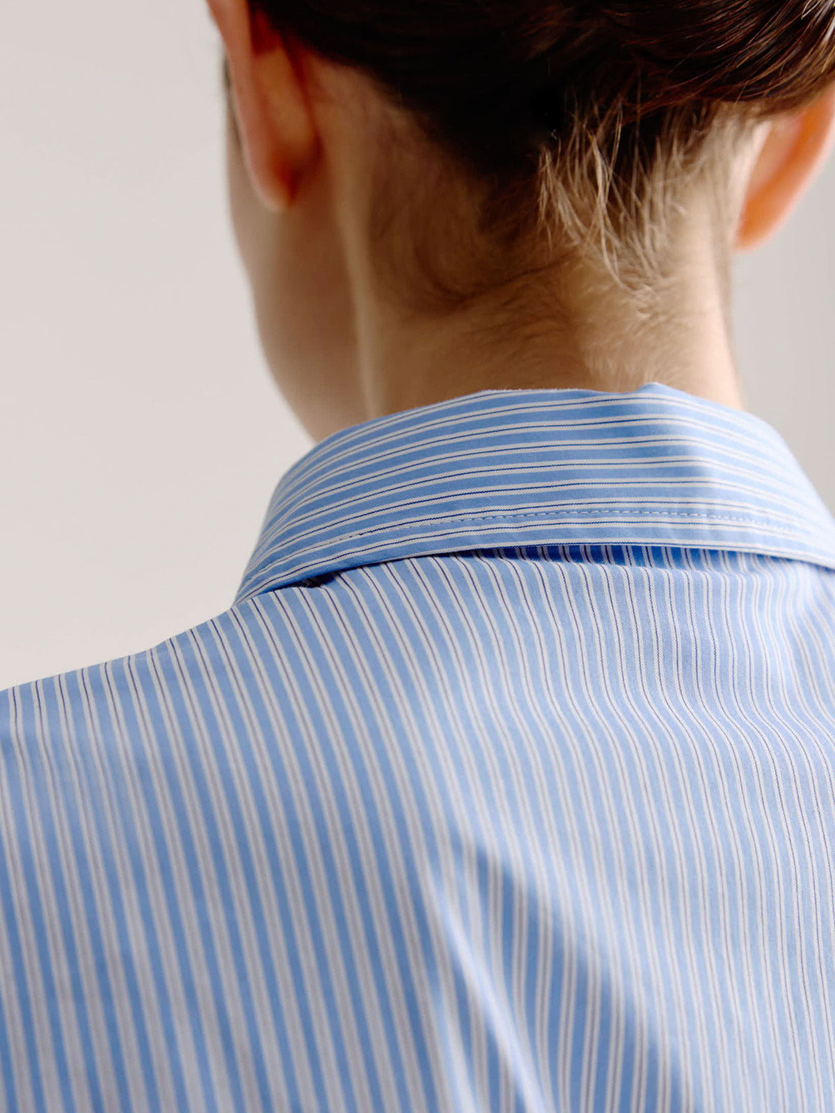 Leontien Blouse | Light Blue stripe