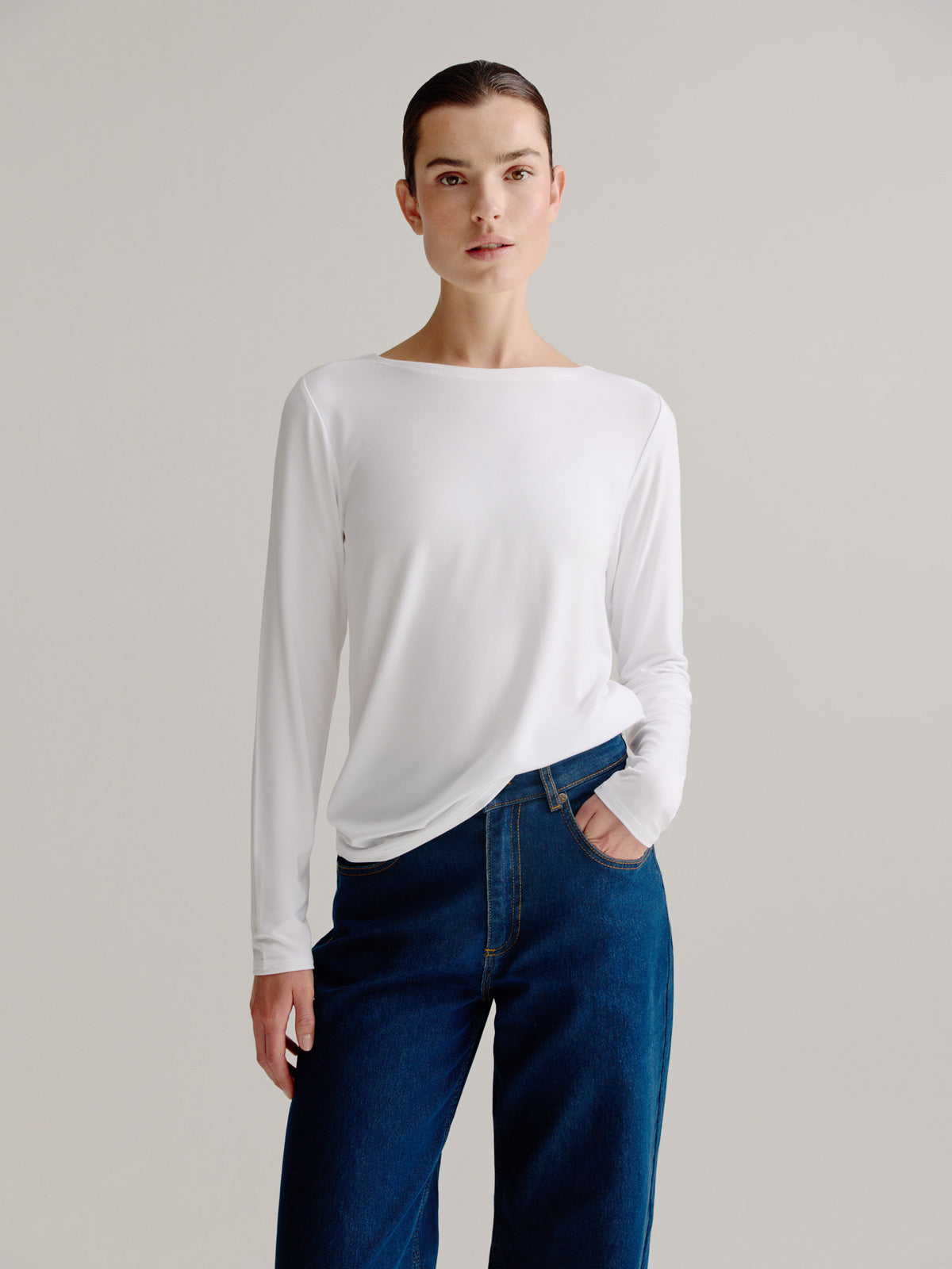 Aline t-shirt solid | Off White