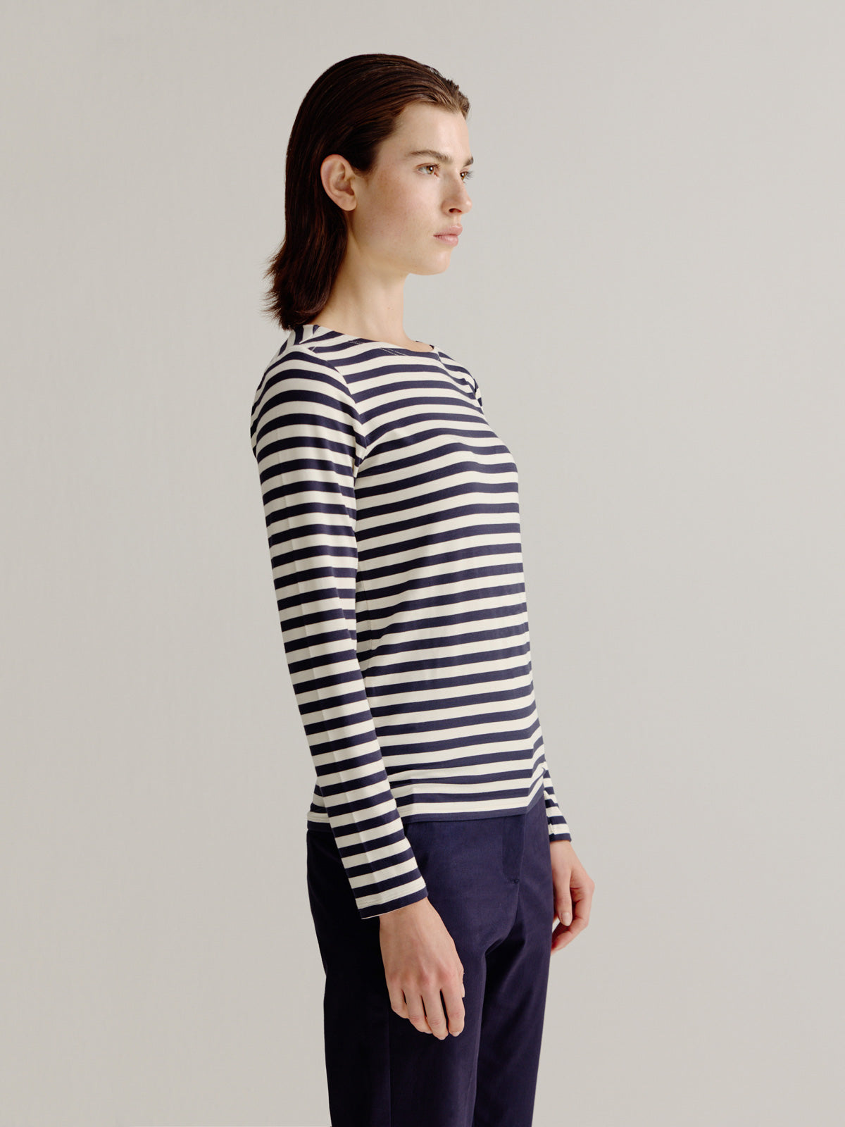Aline t-shirt stripe | Navy