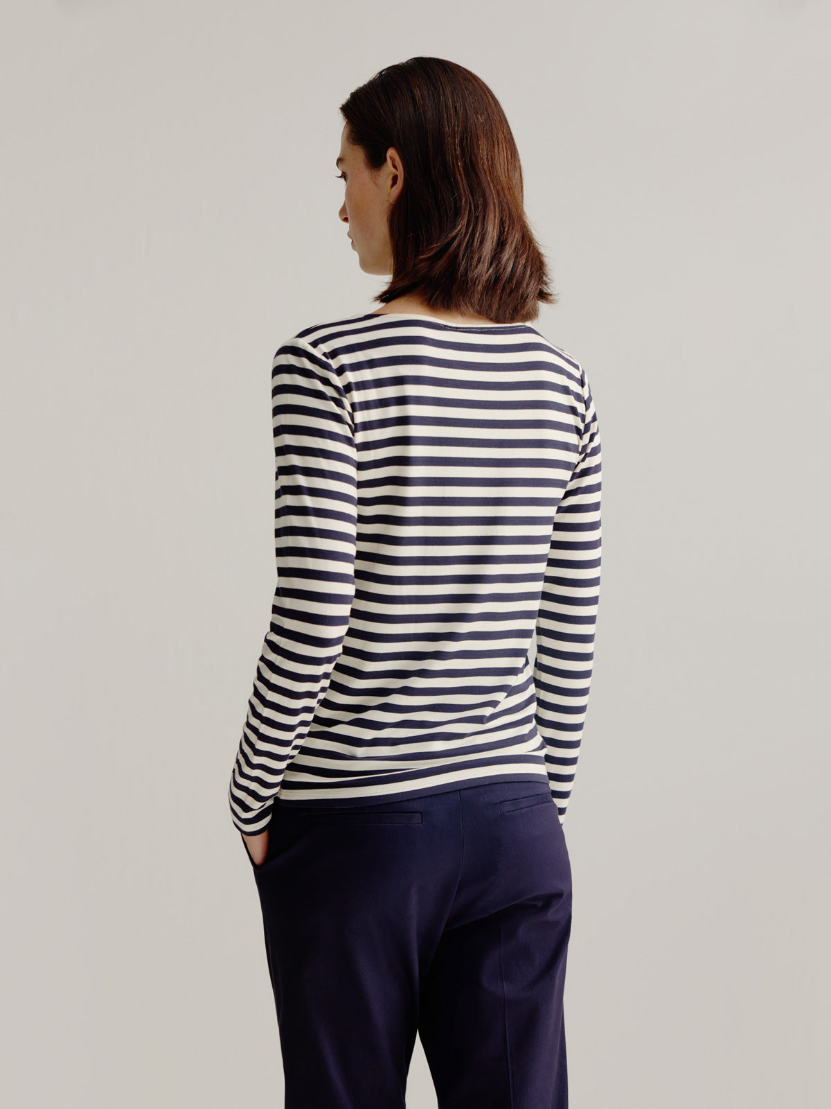 Aline t-shirt stripe | Navy