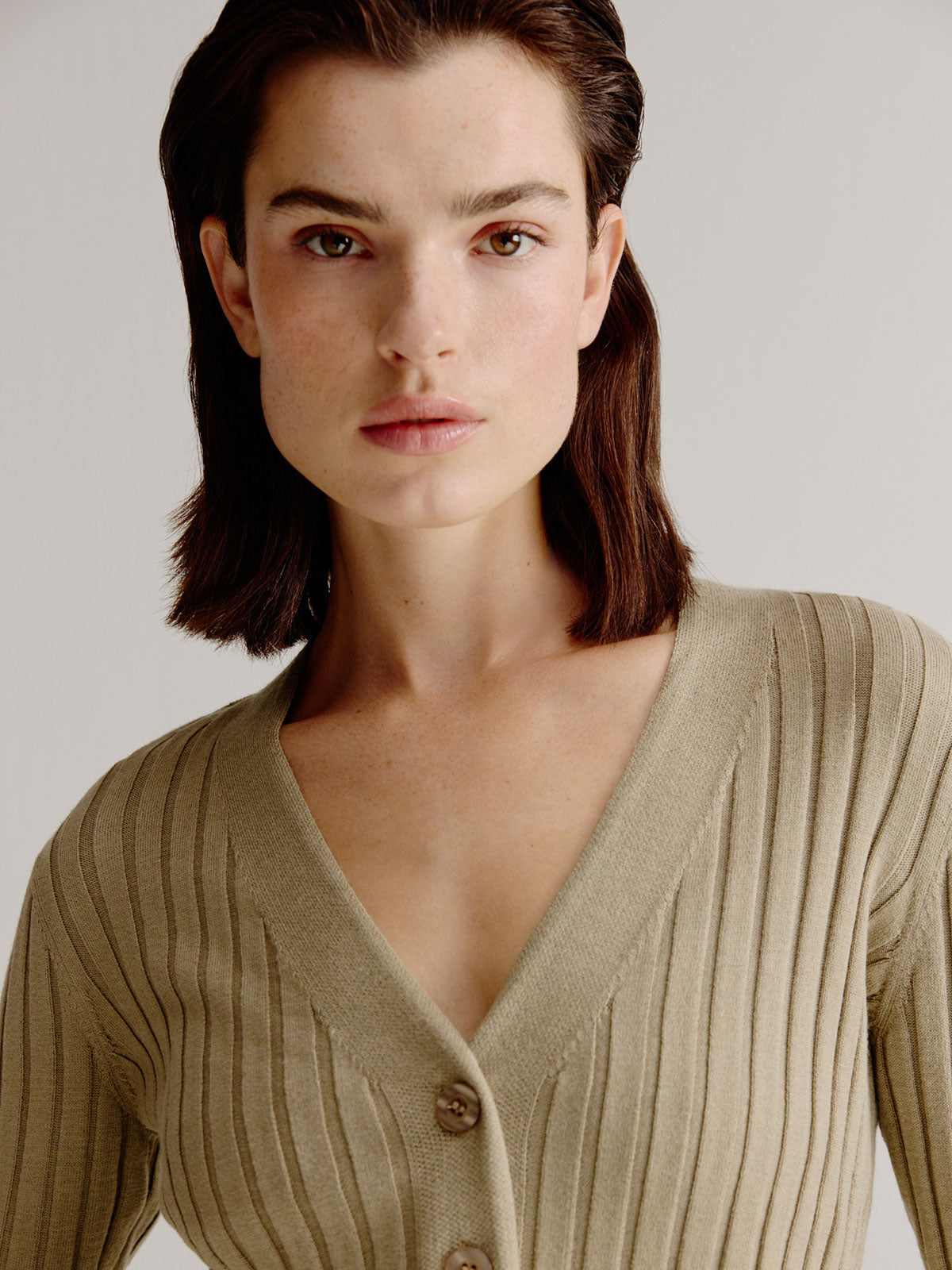 Lieve cardigan | Light Khaki