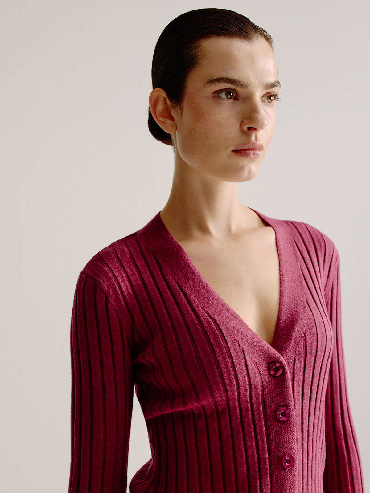 Lieve cardigan | Bordeaux