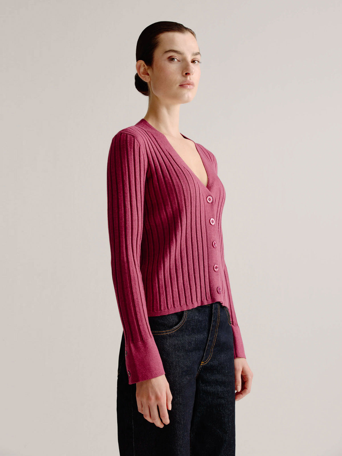 Lieve cardigan | Bordeaux