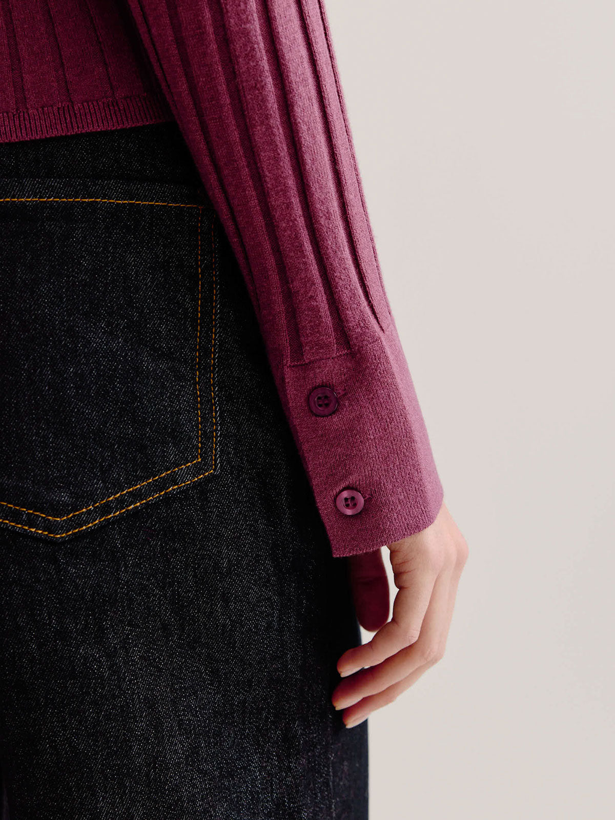 Lieve cardigan | Bordeaux