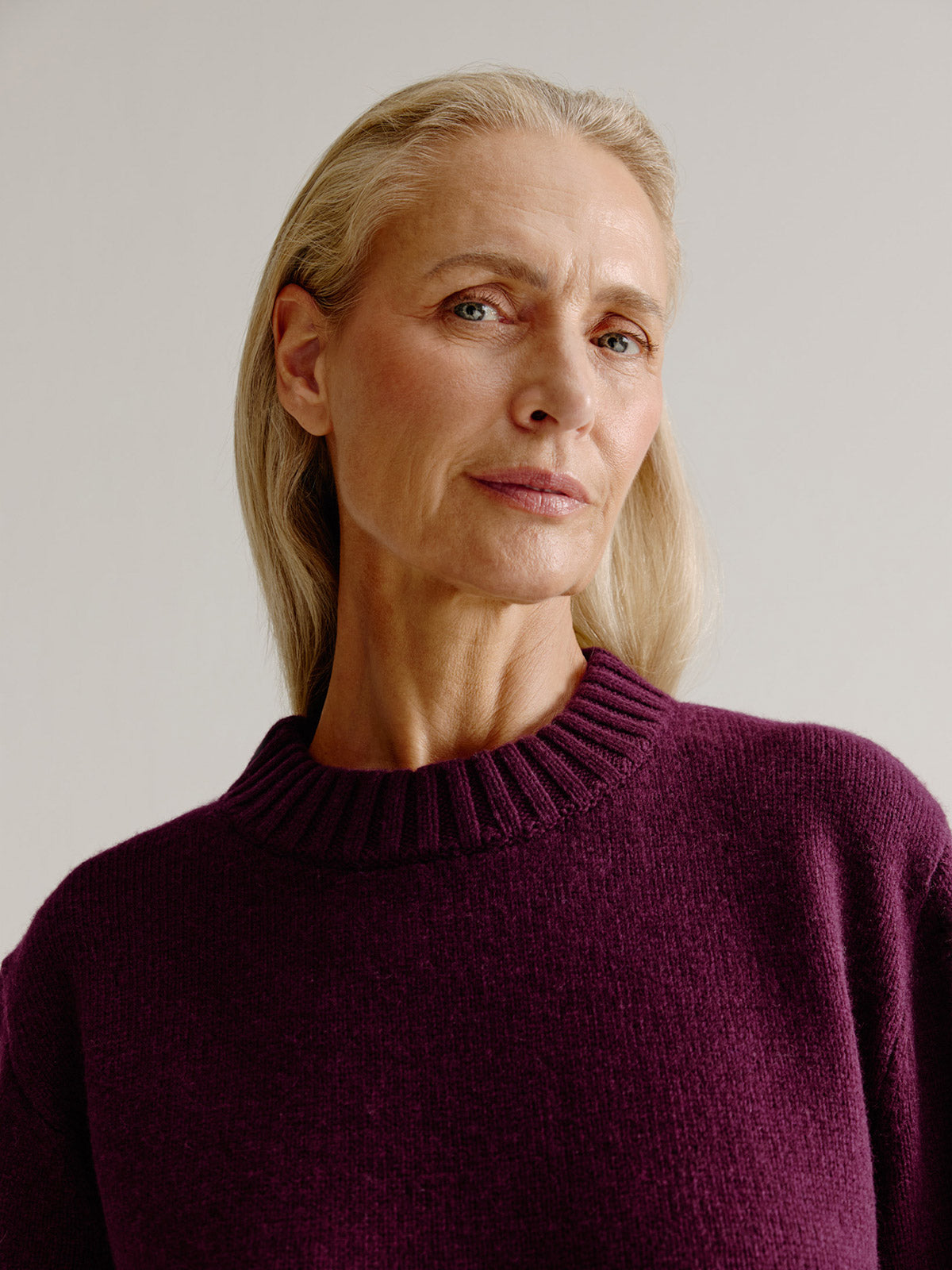 Lente sweater | Bordeaux