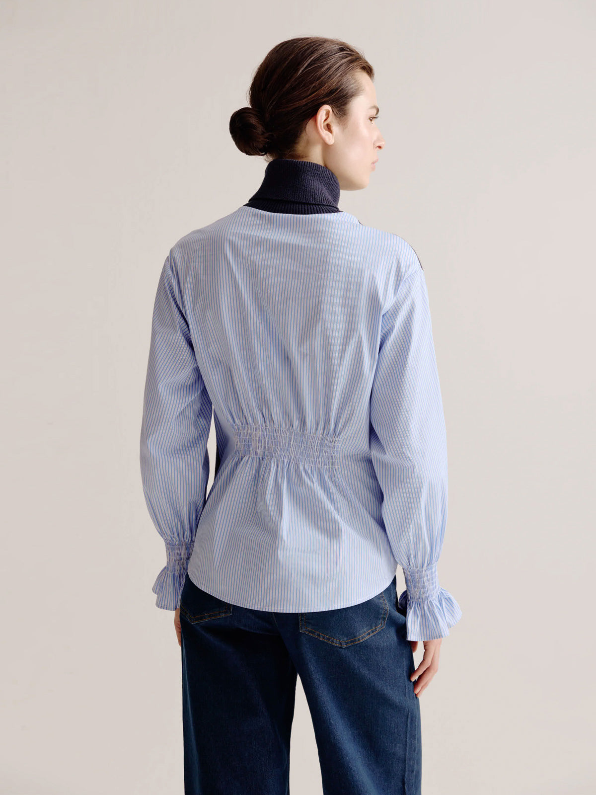 Leo sweater | Light Blue stripe