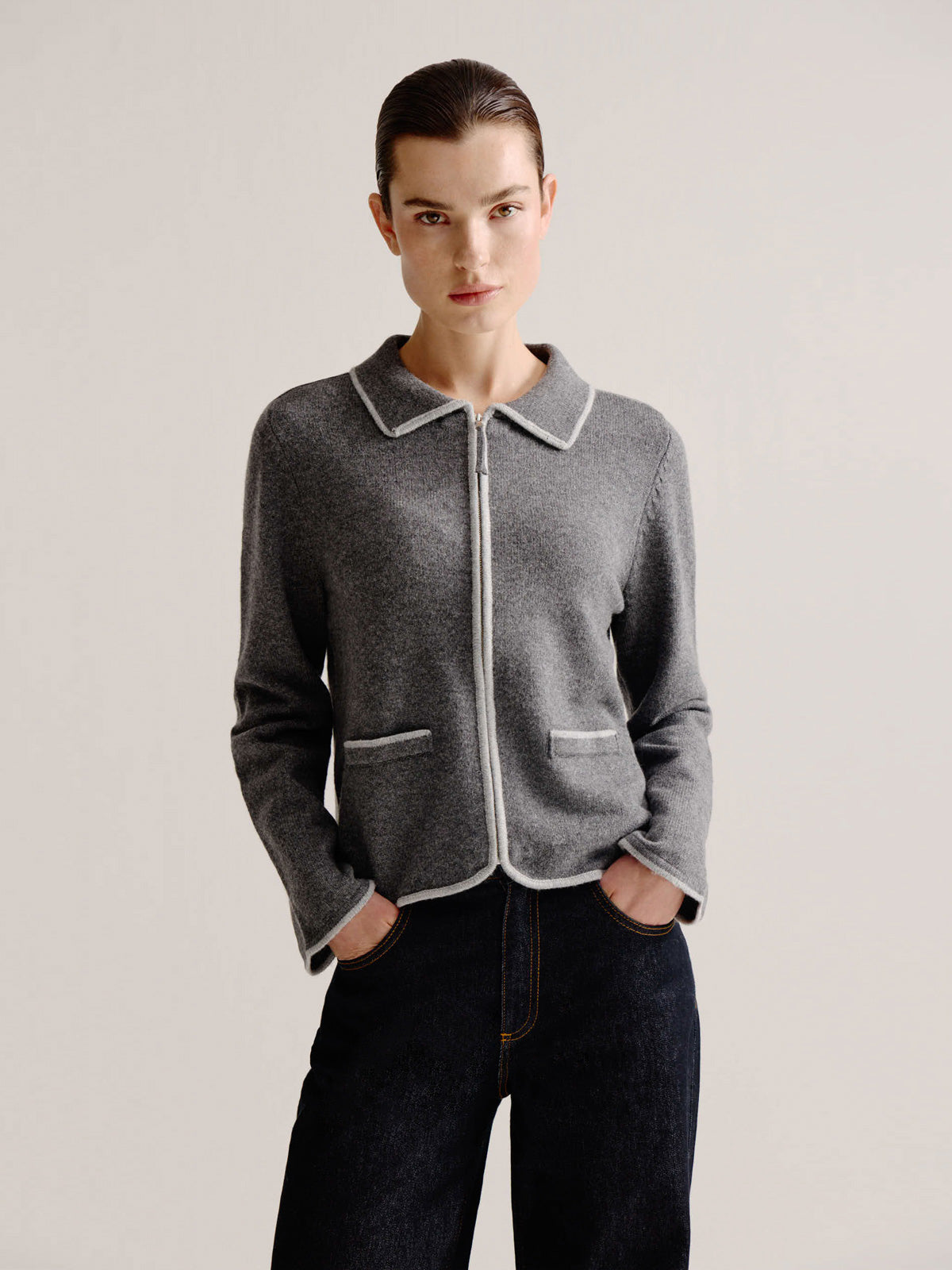 Lise cardigan | Anthracite
